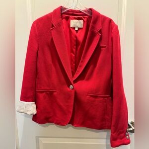 Bannana Republic Red cotton blazer